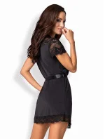 Elegantní župan 810 - PEI black - Obsessive