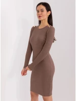 Dámské šaty RV SK 9219.13P Hnědá - FPrice