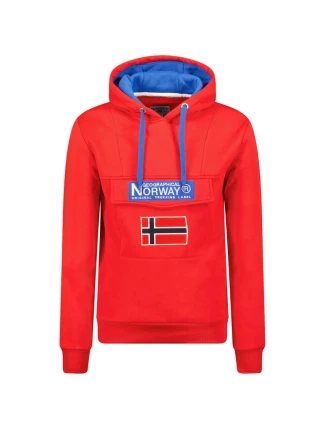 Geografické Norsko Gadrien DB 054 M WW6120H/GN/Red mikina