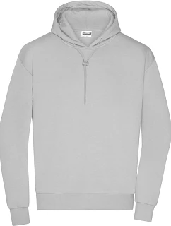 Daiber 8034 Pánská mikina s kapucí "Lounge" 02.8034 soft grey