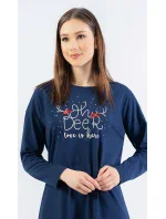 Dámská noční košile s dlouhým rukávem Oh deer