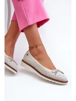 Dámské Letní Baletky Z Pravé Kůže Maciejka P6509-11 Bílé