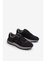 Pánské tenisky Big Star NN174069 Memory Foam System Černé Pánské tenisky Big Star NN174069 Memory Foam System Černé