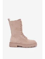 Dámské workery zateplené béžové Marvielle