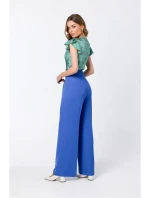 S331 Halenka bez rukávů - modrá S331 Halenka bez rukávů - modrá