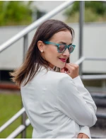 Dámské sluneční brýle Vuch Mitzi Transparent Blue