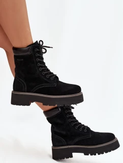 Dámské semišové workery Big Star – černé