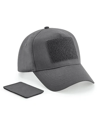 Beechfield B 638 5 panelová čepice s nášivkou 53.0638 graphite grey Beechfield B 638 5 panelová čepice s nášivkou 53.0638 graphite grey