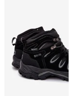 Pánské Kožené Trekingové Boty Big Star OO17433 HI-POLY SYSTEM Černé