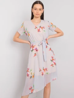 Šaty LK SK 507634.75P světle šedé