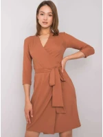 Šaty LK SK 507665.17P světle hnědá Šaty LK SK 507665.17P světle hnědá