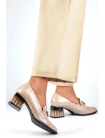 Lodičky na sloupku GD-FL479 béžové - PRIMO Lodičky na sloupku GD-FL479 béžové - PRIMO