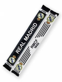Šála fanouška Realu Madrid Oboustranná dvojitá pletená šála 8TH RM4BUFD8