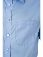 Daiber JN 684 Mikro keprová košile s krátkým rukávem 02.0684 light blue