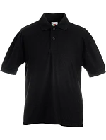 Fruit of the Loom Kids 65/35 Polo Dětské piqué polo 16.3417 black Fruit of the Loom Kids 65/35 Polo Dětské piqué polo 16.3417 black