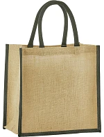 Westford Mill W 477 Jutová nákupní taška Mini 50.0477 natural/olive green