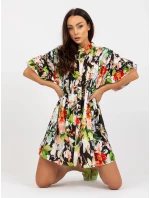 Šaty DHJ SK 6871 2.91P černozelené