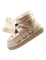 D.Franklin sněhule dámské zimní módní zateplené boty zlaté dámské