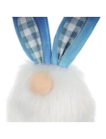 Včelí zajíc 18 cm modrá jarní dekorace dětské