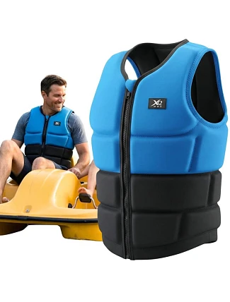 SUP XQMAX NEOPRENOVÁ PLOVACÍ VESTA R.M MODRÁ/ČERNÁ
