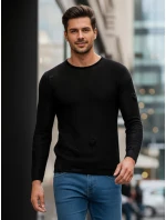 Pánský černý svetr FashionStreet WX2312z