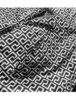 Oboustranná dámská metalická bunda v kakaové barvě (b8070-12) Oboustranná dámská metalická bunda v kakaové barvě (b8070-12)