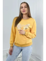 Mikina s potiskem hořčice Mikina s potiskem hořčice