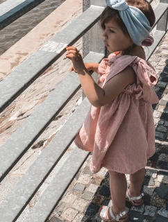 Dětské Lesklé Sandály Stříbrné Natalie