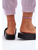 Dámské sandály na platformě z semiše Big Star NN274A670 černé