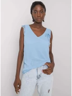 Dámský top DHJ TP 13317.25P světle modrá Dámský top DHJ TP 13317.25P světle modrá