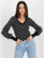 Dámská halenka RV BZ 8613.15x černobíle - FPrice