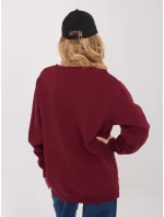 Mikina WT BL A1062.29 bordó Mikina WT BL A1062.29 bordó