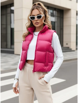 Dámská sportovní vesta RASBERRY BUSH fuchsia FashionStreet TY3808