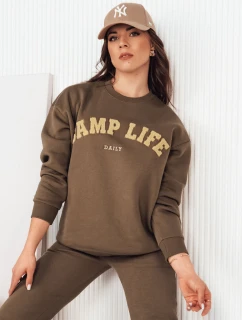 SAFONIS hnědá dámská mikina FashionStreet BY1277