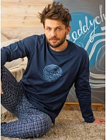 Pyžamo Key MNS 608 B26 dlouhé rukávy M–2XL Pyžamo Key MNS 608 B26 dlouhé rukávy M–2XL