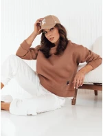 Dámská hnědá mikina BIFAL FashionStreet BY1256 Dámská hnědá mikina BIFAL FashionStreet BY1256