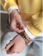 Dámská oversize mikina LUZZIO žlutá FashionStreet BY1380