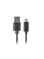 Kabel Lanberg CA-USBO-10CU-0005-BK (USB 2.0 typ A - USB typ C ; 0,50 m; barva černá)
