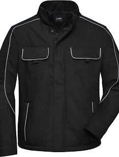 Daiber JN 884 Pracovní softshellová bunda - Solid 02.0884 black