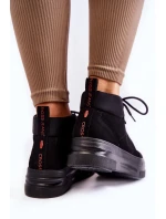 Boty Cross Jeans KK2R4074C Černé Boty Cross Jeans KK2R4074C Černé