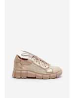 Dámská kožená obuv Maciejka 05850-22 Světle béžová