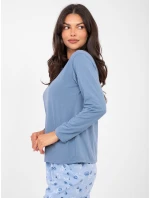 Pyžamo DU PI FP 007.69 šedomodré