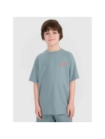 Chlapecké tričko oversize s potiskem 4F 4FJWSS25TTSHM1914-46S