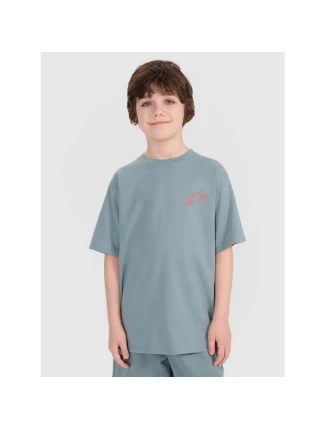 Chlapecké tričko oversize s potiskem 4F 4FJWSS25TTSHM1914-46S