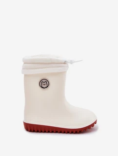 Dětské Gumové Boty S Teplou Výstelkou Světle Béžové Odirisse