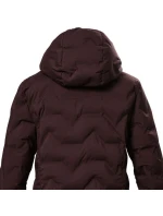Dámská prošívaná bunda Killtec KOW 9 zimní nepromokavá bunda s kapucí dlouhá bordó (41806/447)