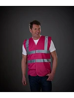 Yoko HVW 100 Hi-Vis bezpečnostní vesta 79.W100 maroon Yoko HVW 100 Hi-Vis bezpečnostní vesta 79.W100 maroon