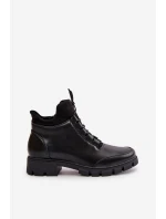 Nízké dámské boty s ekologickou kůží černé Erisabelle Nízké dámské boty s ekologickou kůží černé Erisabelle