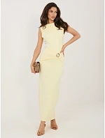 Šaty IT SK 22392.21 světle žluté