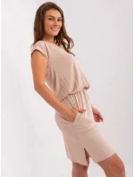 Dámské šaty WN SK 658.62P Béžová - FPrice